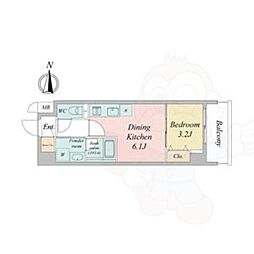 ルネフラッツ浄心 8階/-