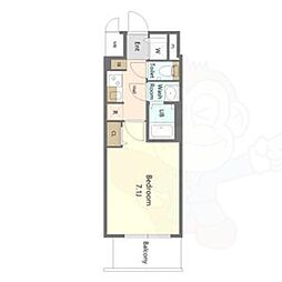 S-RESIDENCE名古屋菊井aline 1Kの間取図画像