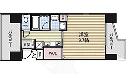CASTELLOASSO 1Kの間取図画像