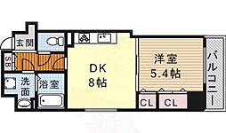 ボワ・ド・ブローニュ 1LDKの間取図画像