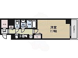 セイワパレス丸の内駅前プレミア 1Kの間取図画像