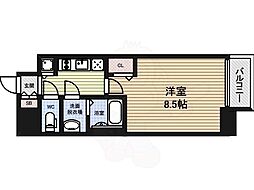 プレサンス大曽根駅前ファースト 1Kの間取図画像