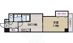 Arsa上飯田 1DKの間取図画像