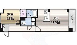 VARIE東別院 1LDKの間取図画像