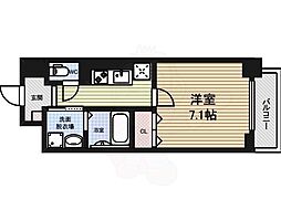 カルマート 1Kの間取図画像