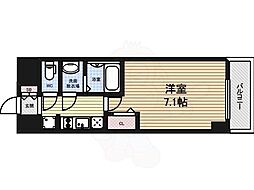プレサンスTHE栄 1Kの間取図画像
