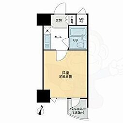 ライオンズマンション丸の内第5 1Kの間取図画像
