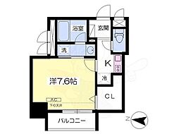 コンフォート新栄 1Kの間取図画像