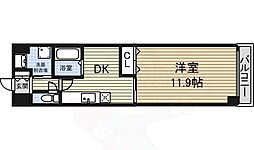 ドゥ・カンパーニュ 1DKの間取図画像