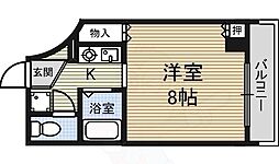 ドール久屋通 1Kの間取図画像