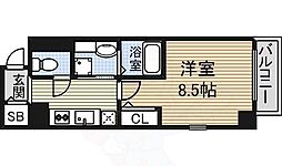 STERN23 1Kの間取図画像