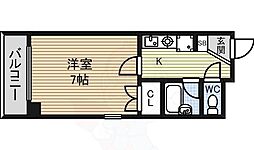 フォレスト318 1Kの間取図画像