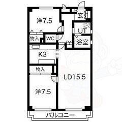 物件の間取り