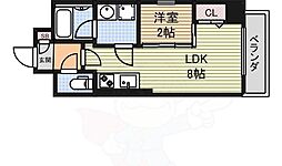 ポルタニグラ大須 1LDKの間取図画像