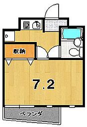 アーバンボート210XCIV 1Kの間取図画像
