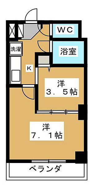 デ・リード金閣寺道 505｜京都府京都市北区衣笠東開キ町(賃貸マンション2K・5階・26.95㎡)の写真 その2