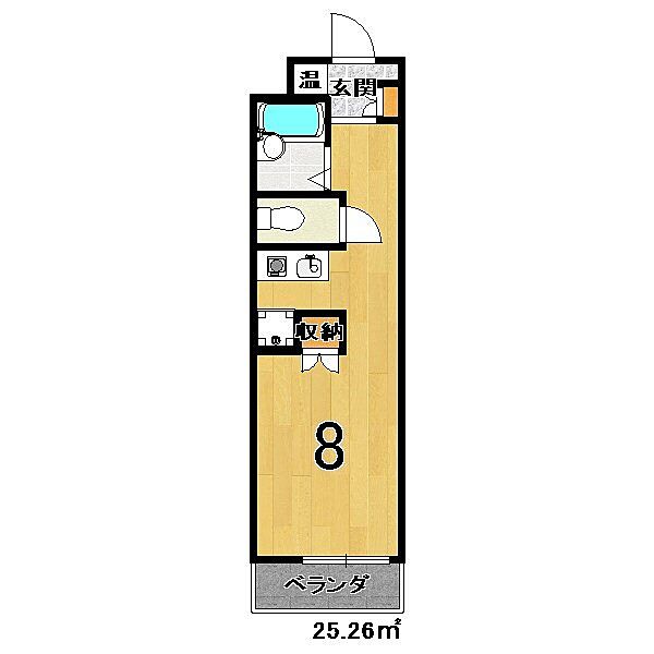 KIND（EN）III北館 512｜京都府京都市南区東九条室町(賃貸マンション1K・5階・25.92㎡)の写真 その2