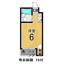 コーポIII 111 ｜ 京都府京都市伏見区深草スゝハキ町（賃貸アパート1R・1階・15.00㎡） その2