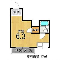 サンハイツ 107 ｜ 京都府京都市伏見区深草僧坊町（賃貸アパート1R・1階・17.00㎡） その2