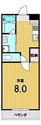 (仮称)伏見区深草西浦町七丁目マンションII 1Kの間取図画像