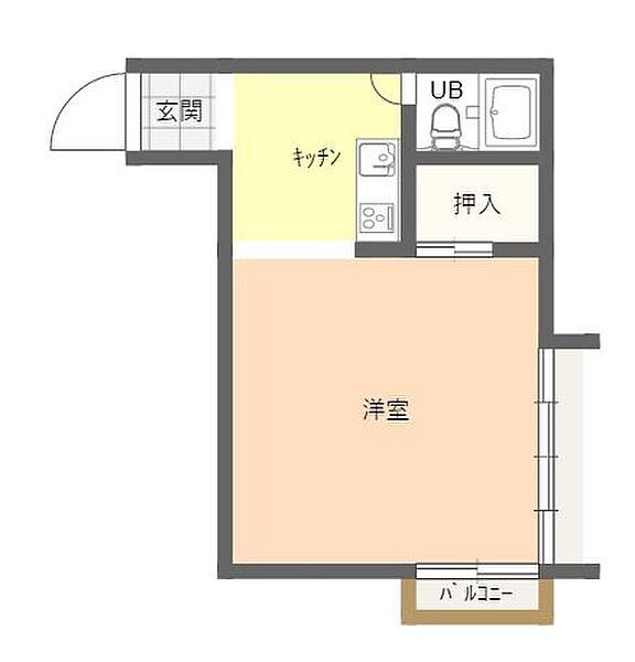 ロジェ下鴨 ｜京都府京都市左京区下鴨梅ノ木町(賃貸マンション1K・2階・19.00㎡)の写真 その2