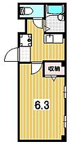 洛北松柏 205 ｜ 京都府京都市左京区下鴨膳部町14（賃貸マンション1K・2階・21.35㎡） その2