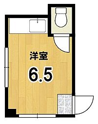 ハイツ賀茂 ワンルームの間取図画像