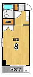 シンプルハイツベニス 1Kの間取図画像