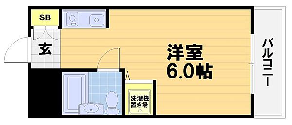 ドミトリーインテリジェンス 217｜京都府京都市西京区御陵溝浦町(賃貸マンション1K・2階・17.01㎡)の写真 その2