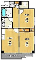 エスポワール西京極 501 ｜ 京都府京都市右京区西京極西大丸町（賃貸マンション2LDK・5階・50.92㎡） その2