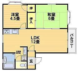 嵐山リバーサイドII 2階/208