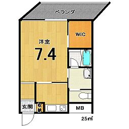 モノコモド御前B棟 1階/111