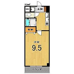 コンドミニオ531 1Kの間取図画像