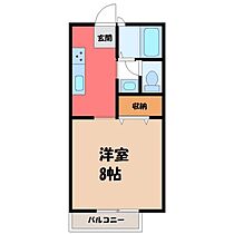 プチメゾン III  ｜ 栃木県栃木市薗部町2丁目（賃貸アパート1K・1階・27.08㎡） その2