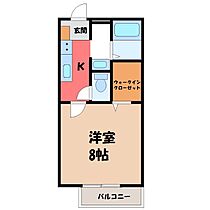 ソレジオ・M A棟  ｜ 栃木県小山市駅南町4丁目（賃貸アパート1K・1階・27.08㎡） その2