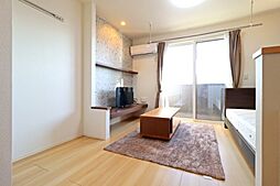 JR東北新幹線 小山駅 バス10分 中央福祉医療専門学校下車 徒歩5分の賃貸アパート 2階ワンルームのリビング/ダイニング