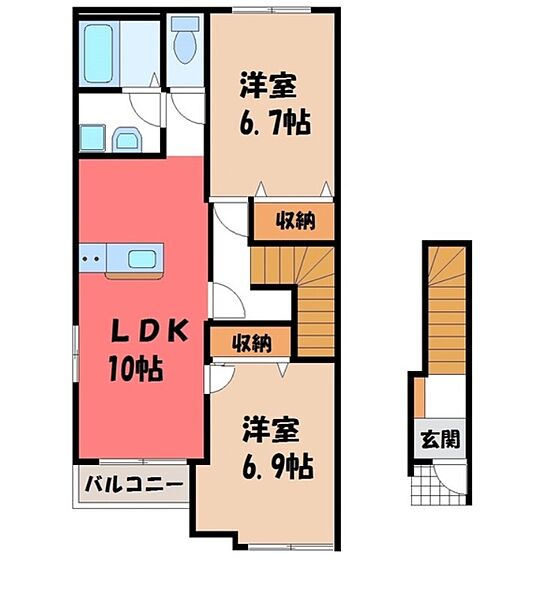 apartment 栃木県下都賀郡野木町大字丸林
物件地図