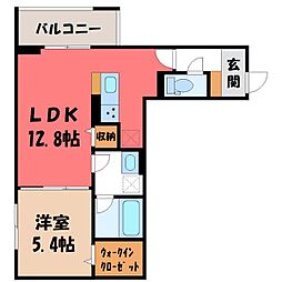 間取図画像 1LDK