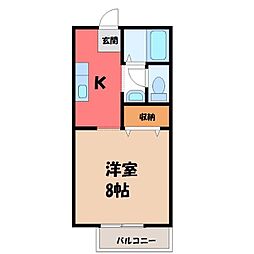 JR東北本線 間々田駅 徒歩5分 2階/-
