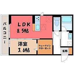 トレピーク 1階/-