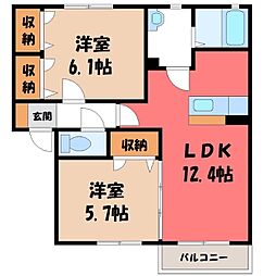 JR東北本線 野木駅 徒歩16分 1階/-