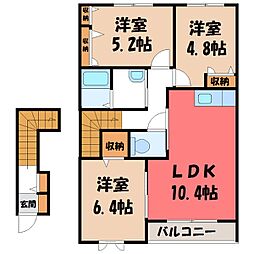東武日光線 新栃木駅 徒歩8分