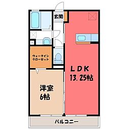 JR東北本線 小山駅 バス20分 スズヤス前下車 徒歩5分 3階/-