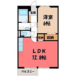 JR東北本線 小山駅 バス10分 城南中東下車 徒歩7分