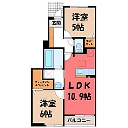 JR東北本線 小山駅 バス26分 安房神社入口下車 徒歩7分 1階/-
