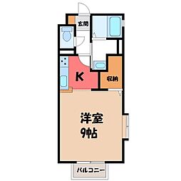 JR東北本線 小山駅 バス22分 西坪公園東下車 徒歩15分 2階/-