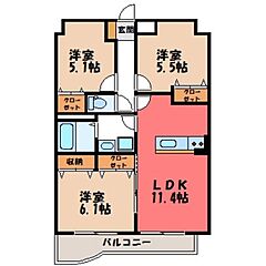 物件の間取り