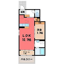 JR両毛線 栃木駅 徒歩6分
