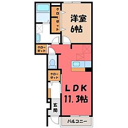 東武宇都宮線 野州平川駅 徒歩4分 1階/-
