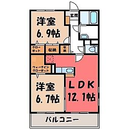 JR水戸線 小田林駅 徒歩31分 2階/-
